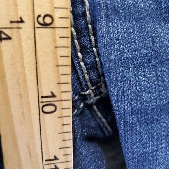 Rock & Roll Denim Jeans Mens 34x30 Blue Pistol Straight Regular Denim - Picture 7 of 14